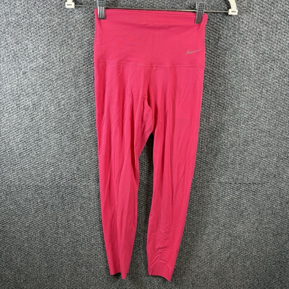 $100 Nike XS Zenvy High Waisted 7/8 Leggings Adobe Yoga Pants Women  DQ6015-666‎